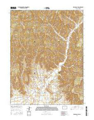 Howard Canyon Colorado Current topographic map, 1:24000 scale, 7.5 X 7.5 Minute, Year 2016