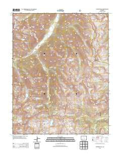 Howardsville Colorado Historical topographic map, 1:24000 scale, 7.5 X 7.5 Minute, Year 2013