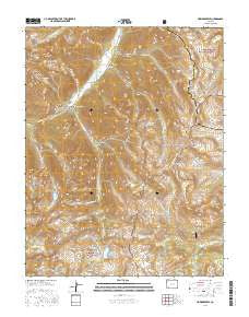 Howardsville Colorado Current topographic map, 1:24000 scale, 7.5 X 7.5 Minute, Year 2016