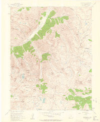 Howardsville Colorado Historical topographic map, 1:24000 scale, 7.5 X 7.5 Minute, Year 1955
