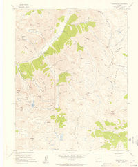 Howardsville Colorado Historical topographic map, 1:24000 scale, 7.5 X 7.5 Minute, Year 1955