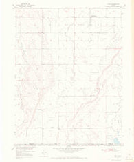 Hoyt Colorado Historical topographic map, 1:24000 scale, 7.5 X 7.5 Minute, Year 1950