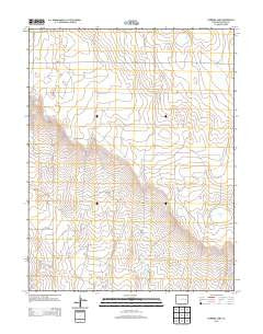 Hubbard Lake Colorado Historical topographic map, 1:24000 scale, 7.5 X 7.5 Minute, Year 2013