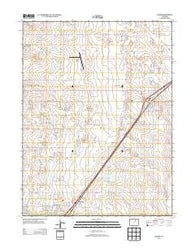Hudson Colorado Historical topographic map, 1:24000 scale, 7.5 X 7.5 Minute, Year 2013