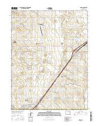 Hudson Colorado Current topographic map, 1:24000 scale, 7.5 X 7.5 Minute, Year 2016