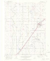 Hudson Colorado Historical topographic map, 1:24000 scale, 7.5 X 7.5 Minute, Year 1971