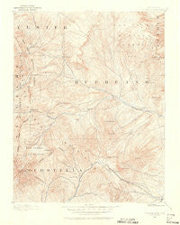 Huerfano Park Colorado Historical topographic map, 1:125000 scale, 30 X 30 Minute, Year 1889