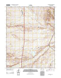 Huerfano Butte Colorado Historical topographic map, 1:24000 scale, 7.5 X 7.5 Minute, Year 2013