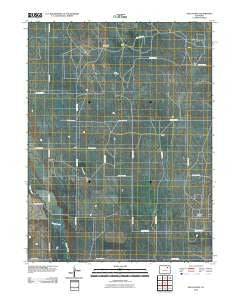 Huey Ranch Colorado Historical topographic map, 1:24000 scale, 7.5 X 7.5 Minute, Year 2010