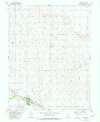 Hugo Colorado Historical topographic map, 1:24000 scale, 7.5 X 7.5 Minute, Year 1980