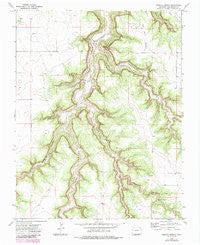 Humbar Spring Colorado Historical topographic map, 1:24000 scale, 7.5 X 7.5 Minute, Year 1972