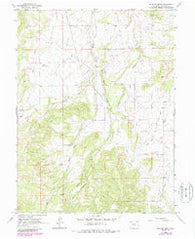 Hunter Mesa Colorado Historical topographic map, 1:24000 scale, 7.5 X 7.5 Minute, Year 1963