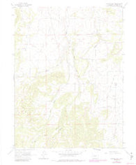 Hunter Mesa Colorado Historical topographic map, 1:24000 scale, 7.5 X 7.5 Minute, Year 1963