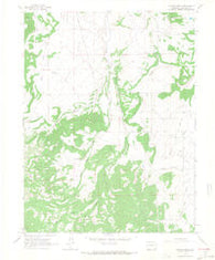 Hunter Mesa Colorado Historical topographic map, 1:24000 scale, 7.5 X 7.5 Minute, Year 1963