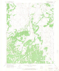 Hunter Mesa Colorado Historical topographic map, 1:24000 scale, 7.5 X 7.5 Minute, Year 1963