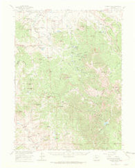 Hyannis Peak Colorado Historical topographic map, 1:62500 scale, 15 X 15 Minute, Year 1956