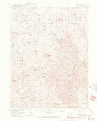 Hyannis Peak Colorado Historical topographic map, 1:62500 scale, 15 X 15 Minute, Year 1956