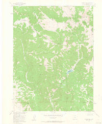 Hyannis Peak Colorado Historical topographic map, 1:24000 scale, 7.5 X 7.5 Minute, Year 1956