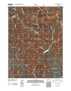 Hyannis Peak Colorado Historical topographic map, 1:24000 scale, 7.5 X 7.5 Minute, Year 2011