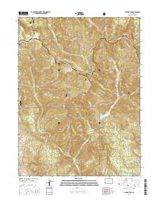 Hyannis Peak Colorado Current topographic map, 1:24000 scale, 7.5 X 7.5 Minute, Year 2016