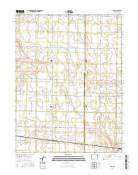 Hyde Colorado Current topographic map, 1:24000 scale, 7.5 X 7.5 Minute, Year 2016