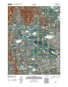 Hygiene Colorado Historical topographic map, 1:24000 scale, 7.5 X 7.5 Minute, Year 2010