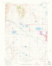Hygiene Colorado Historical topographic map, 1:24000 scale, 7.5 X 7.5 Minute, Year 1968