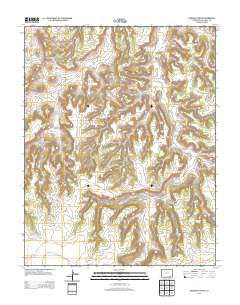 Icehouse Canyon Colorado Historical topographic map, 1:24000 scale, 7.5 X 7.5 Minute, Year 2013
