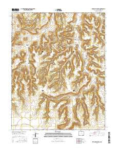 Icehouse Canyon Colorado Current topographic map, 1:24000 scale, 7.5 X 7.5 Minute, Year 2016