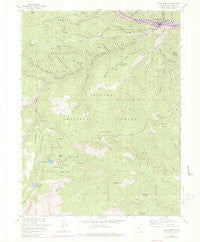 Idaho Springs Colorado Historical topographic map, 1:24000 scale, 7.5 X 7.5 Minute, Year 1957
