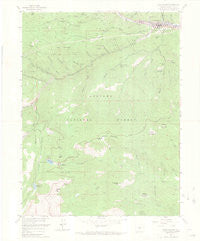 Idaho Springs Colorado Historical topographic map, 1:24000 scale, 7.5 X 7.5 Minute, Year 1957
