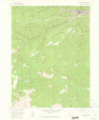 Idaho Springs Colorado Historical topographic map, 1:24000 scale, 7.5 X 7.5 Minute, Year 1957