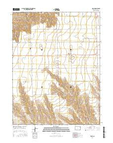 Idalia Colorado Current topographic map, 1:24000 scale, 7.5 X 7.5 Minute, Year 2016