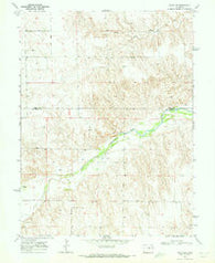 Idalia SW Colorado Historical topographic map, 1:24000 scale, 7.5 X 7.5 Minute, Year 1969