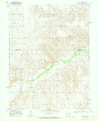 Idalia SW Colorado Historical topographic map, 1:24000 scale, 7.5 X 7.5 Minute, Year 1969