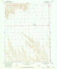 Idalia Colorado Historical topographic map, 1:24000 scale, 7.5 X 7.5 Minute, Year 1968