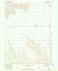 Idalia Colorado Historical topographic map, 1:24000 scale, 7.5 X 7.5 Minute, Year 1968