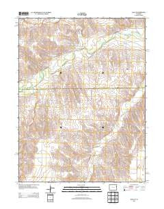 Idalia SE Colorado Historical topographic map, 1:24000 scale, 7.5 X 7.5 Minute, Year 2013