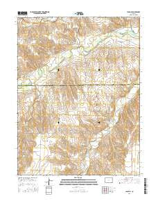 Idalia SE Colorado Current topographic map, 1:24000 scale, 7.5 X 7.5 Minute, Year 2016