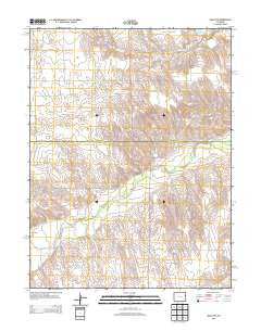 Idalia SW Colorado Historical topographic map, 1:24000 scale, 7.5 X 7.5 Minute, Year 2013