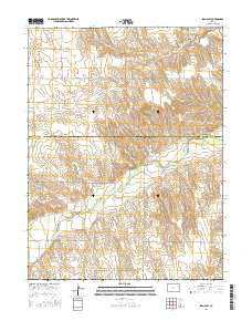 Idalia SW Colorado Current topographic map, 1:24000 scale, 7.5 X 7.5 Minute, Year 2016