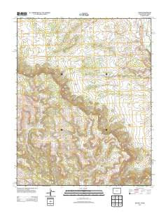 Ignacio Colorado Historical topographic map, 1:24000 scale, 7.5 X 7.5 Minute, Year 2013