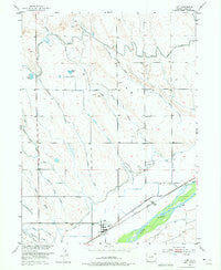 Iliff Colorado Historical topographic map, 1:24000 scale, 7.5 X 7.5 Minute, Year 1951