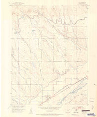 Iliff Colorado Historical topographic map, 1:24000 scale, 7.5 X 7.5 Minute, Year 1951