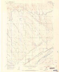 Iliff Colorado Historical topographic map, 1:24000 scale, 7.5 X 7.5 Minute, Year 1951