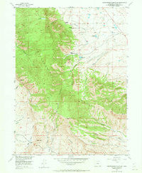 Independence Mountain Colorado Historical topographic map, 1:24000 scale, 7.5 X 7.5 Minute, Year 1955