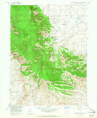 Independence Mountain Colorado Historical topographic map, 1:24000 scale, 7.5 X 7.5 Minute, Year 1955