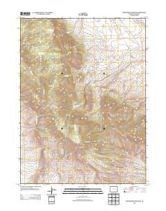 Independence Mountain Colorado Historical topographic map, 1:24000 scale, 7.5 X 7.5 Minute, Year 2013
