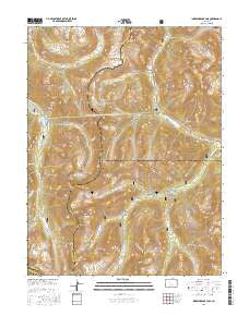 Independence Pass Colorado Current topographic map, 1:24000 scale, 7.5 X 7.5 Minute, Year 2016