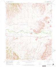 Indian Head Colorado Historical topographic map, 1:24000 scale, 7.5 X 7.5 Minute, Year 1966